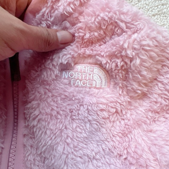 THE NORTH FACE Baby Girls Bear Full Zip Hoodie Fleece Cameo Pink 12-18 Months - Picture 3 of 7